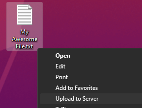 Right-Click Context Menu